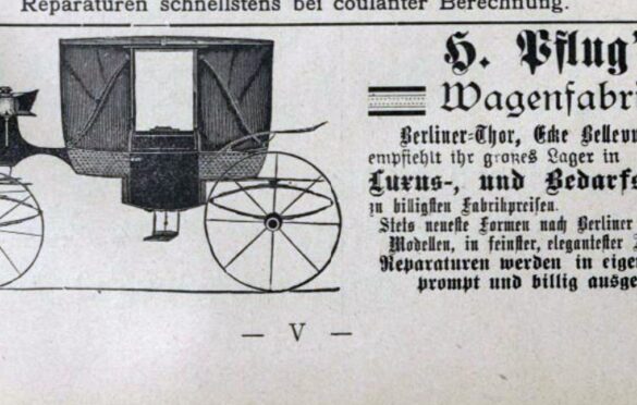 Reklama z 1898 roku.