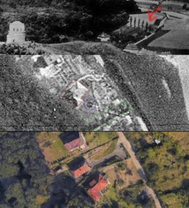 Próba "lotniczej" lokalizacji domu Reichowa na Gocławiu
