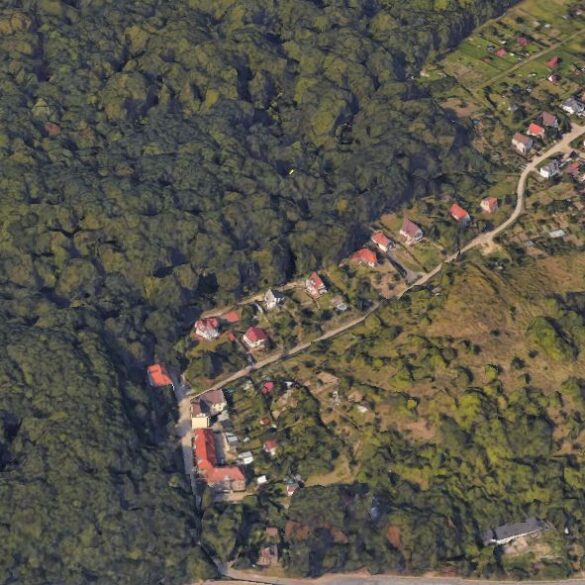 Widok dzisiejszy z Google Earth