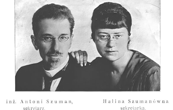 Antoni Szuman i jego córka Helena Szuman