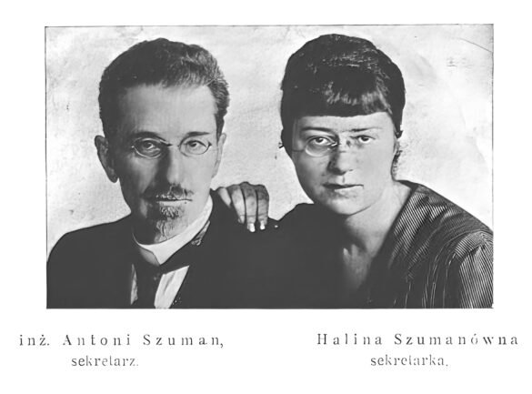 Antoni Szuman i jego córka Helena Szuman