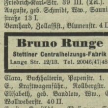 Bruno Runge w 1930 roku