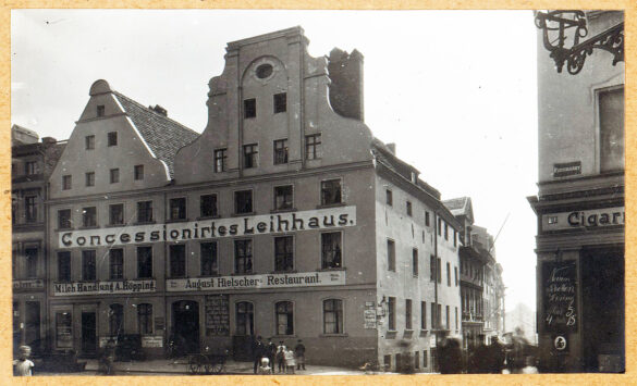 Dawny Fischmarkt 1 (Rynek Rybny 1) w fotografii z początku XX wieku