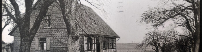 Kadr sprzed ponad 110 lat na ledwie istniejącą dziś leśniczówkę Buchholz