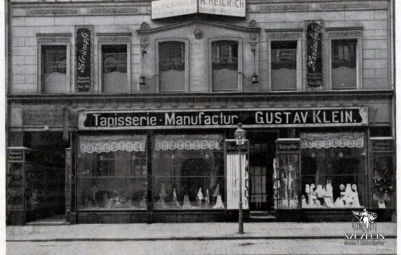 Front kamienicy Mönchenstraße 7 (Tkacka) przed wojną.