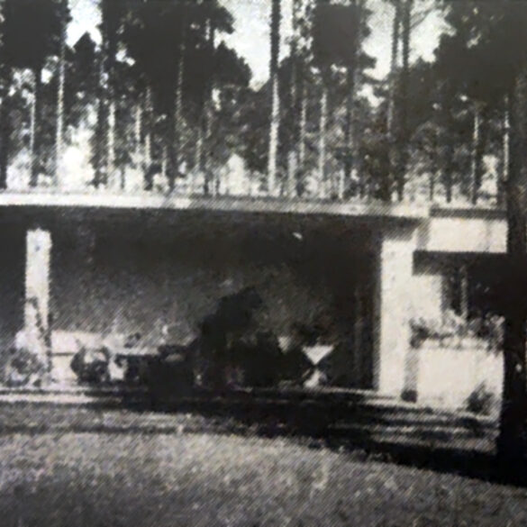 Przedwojenne zdjęcie willi z lat trzydziestych XX wieku