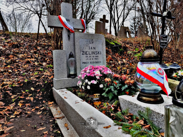 Na cmentarzu golęcińskim spoczął Jan Zieliński, strzelec obsługujący działko przeciwpancerne na Westerplatte