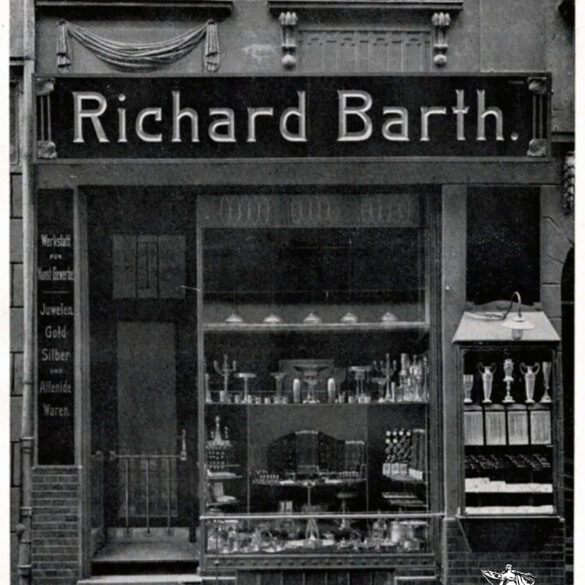 Front kamienicy, w której zakład jubilerski miał Richard Barth