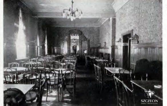 Wnętrza restauracji Tettenborn w latach dwudziestych