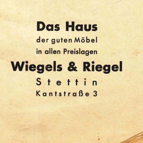Fragment folderku prasowego firmy Wiegels & Riegel