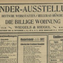 Reklama firmy Wiegels & Riegel z prasy lat trzydziestych