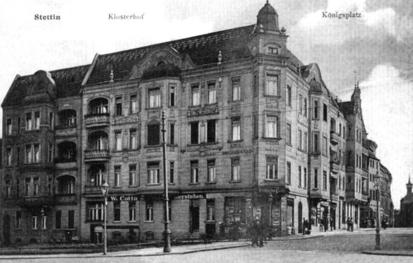 Dawny adres Klosterhof 1, w którym krótko swój sklep prowadził Wilhelm Cotta