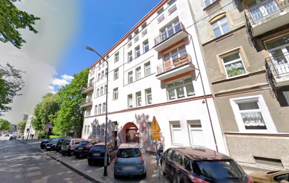 Dawna Scharnhorststraße 15, dzisiejsza Unisławy 15, gdzie swoje mieszkanie miał Wilhelm Cotta