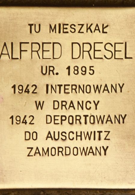 Fotografia autorstwa Christiana Michelidesa (Wikipedia), Stolperstein umieszczony w Wrocławiu