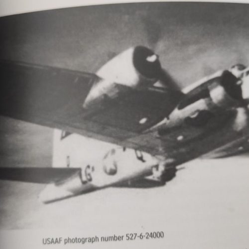 B-17 44-6117 LG-Q w trakcie lotu bojowego na Bordeaux