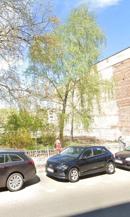 Dawny adres Bismarckstraße 14 w 2021 roku