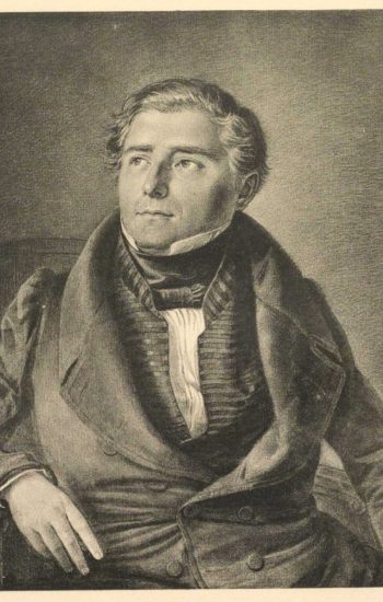 Portret Carla Gottfrieda Loewe w średnim wieku
