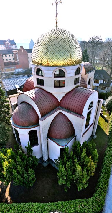 Kiedyś w tym miejscu stała Stettiner Urania oraz budynek z panoramą bitwy