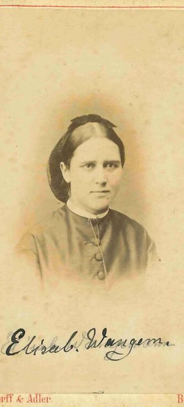 Elisabeth Wangemann z domu Mittelstädt, jedna z żon Hermanna