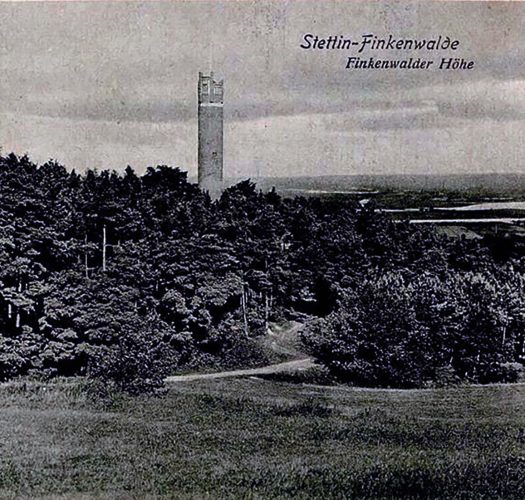 Wieża Baresela w dawnej pocztówce