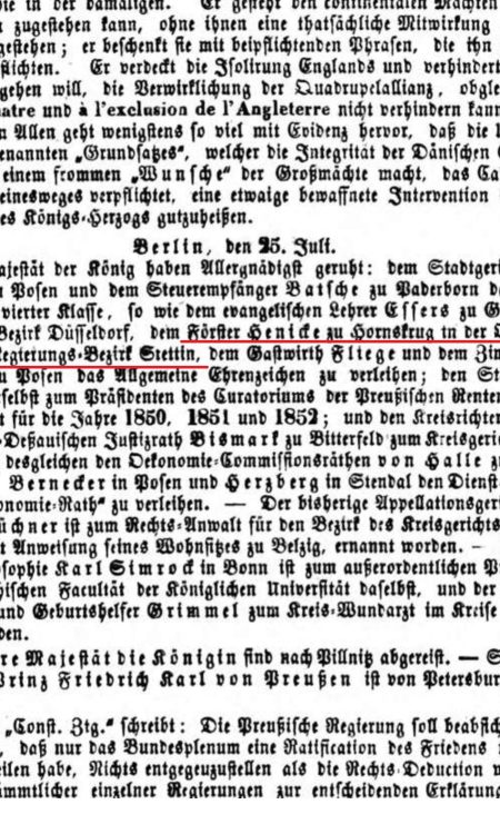 Leśnik Henicke wymieniony jako pracownik leśniczówki w spisie 1850 roku