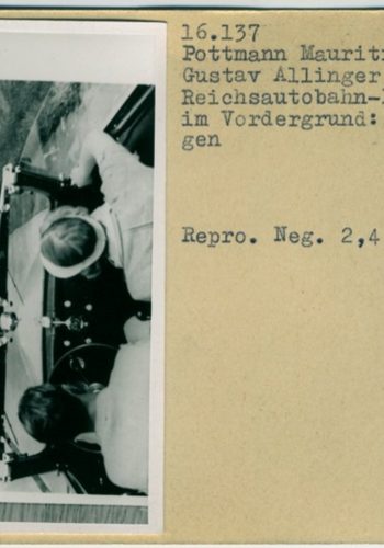 Kadr z dokumentacji wspominający o Allingerze i autostradzie Berlin-Szczecin