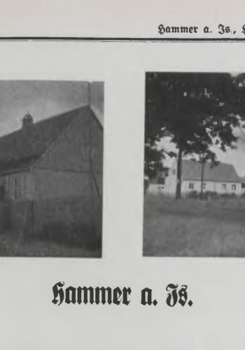 Osiedle oraz szkoła w wsi Drogoradz z publikacji z 1935 roku