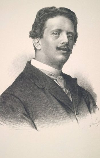 Hans Weddo von Glümer na grafice z około 1895 roku