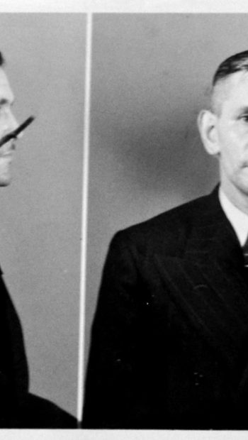 Ojciec Herberta, Johannes Haupt, na zdjęciu z FBI