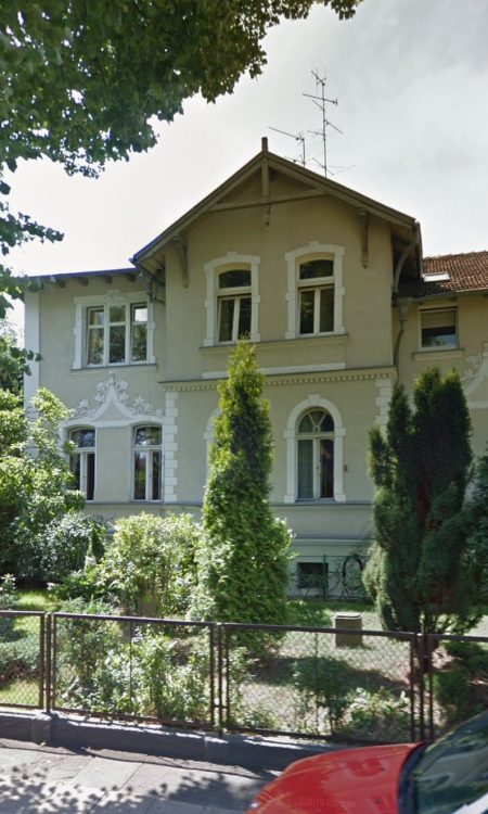 Dzisiejsza Konopnickiej 17, a dawna Dunkerstraße 17 w 2014 roku