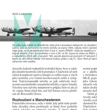 Wzmianka z czeskiego artykułu o oblocie bombowca i jego możliwa fotografia