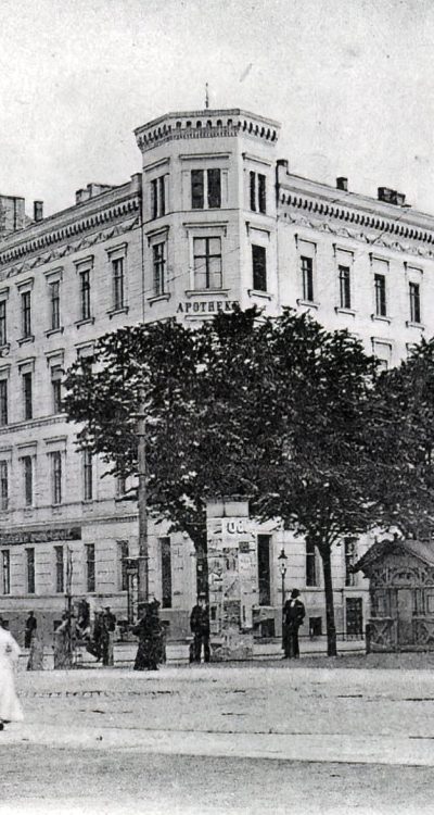 Narożna kamienica Lindenstraße 30 (3 Maja) przed wojną