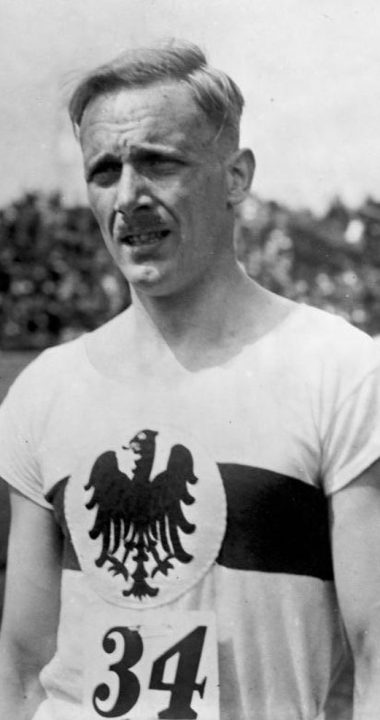 Otto Peltzer w barwach klubu Preußen w 1928 roku
