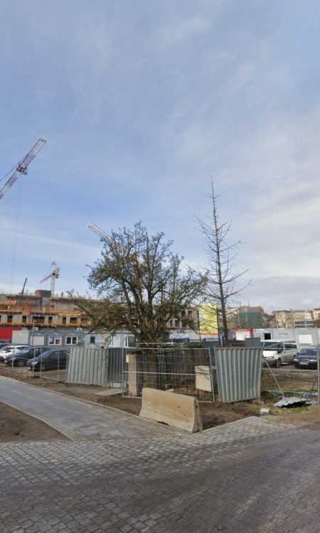 Tu przy dawnej Plandrinstraße 2 miał wcześniej swój sklep i mieszkanie pierwszy rzeźnik