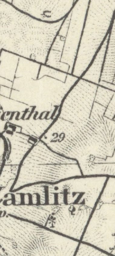 Marienthal (Redlica) na mapie z dawnego Kreisu Randow