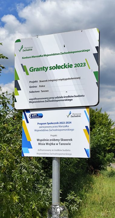 Przemianę narożnika wykonano z grantów sołeckich i Społecznika