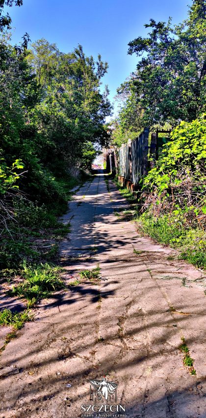 Dawny odcinek Südstraße, dziś Gościsława w kierunku Grzymińskiej