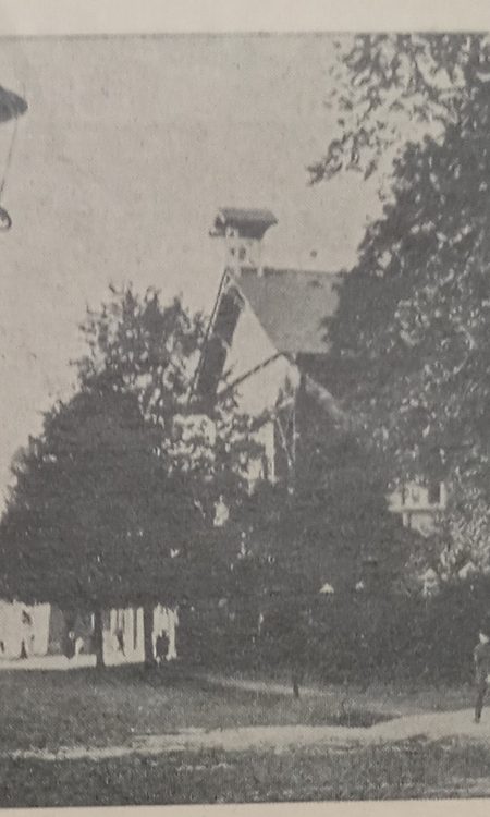 Wcześniejszy Lukaskirche przed rozbiórką i budową nowego