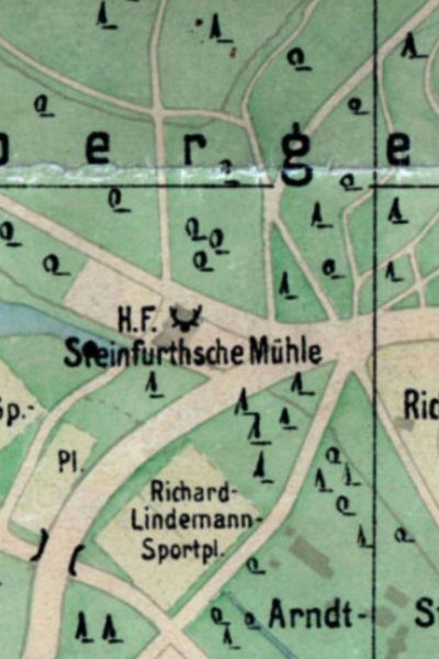 Steinfurthsche Mühle z symbolem leśniczówki