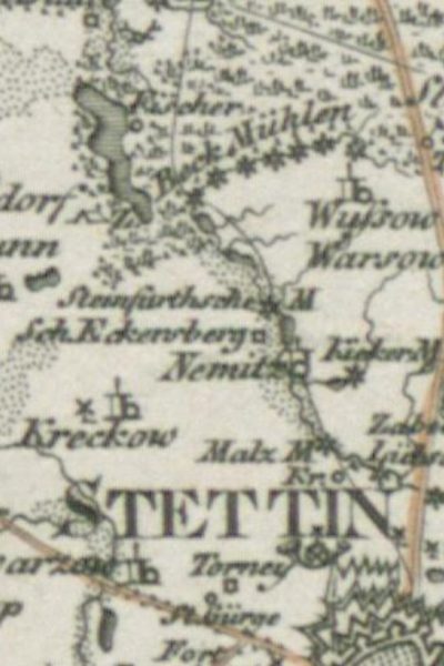 Początek XIX wieku i widoczny wśród innych młynów Steinfurt