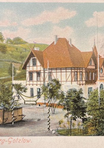 Kartka pocztowa z widokiem na Weinberg i wieżę, z kolekcji znajomego DK