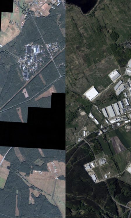 Porównanie budowy hal fabrycznych i logistycznych między 2003 i 2023