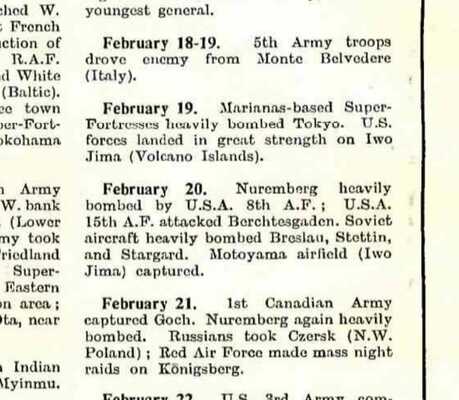 20 february 1945